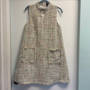 Gracia Multicolor Tweed sleeveless mini Dress